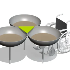 Sandlekbord tillgänglighetsanpassat