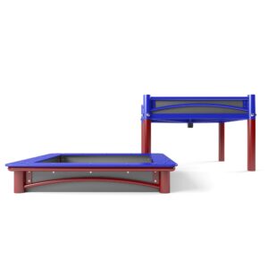 Tillgänglig lek Set med inkluderande sandlådor