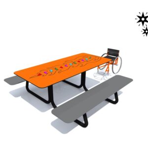 Parkbänk bord FESTO LUMO