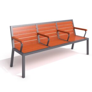 Parkbänk 20 stål DECO