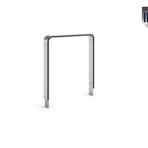 Cykelställ 24 rostfritt stål U-form