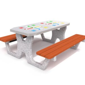 Utemöbel Betongbord för ludospel 02