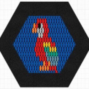 Studsmatta Hexo PAPEGOTA