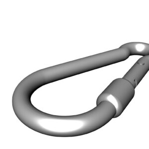 Carabiner with lock