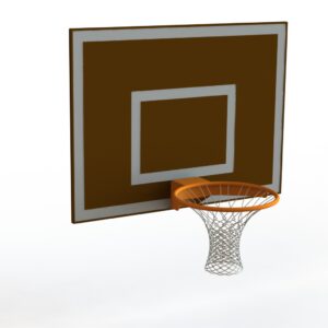 Bollsport Backboard och ring med nylonnät