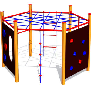 Klätterställning HEXAGON 2 (h.1,7m)