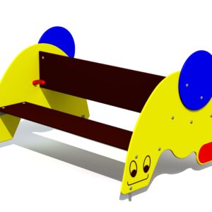 Tvåsidig sits i olika höjder Snigel