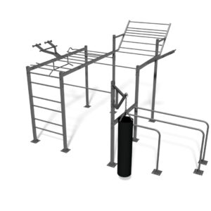 Gym New York-set rostfritt stål