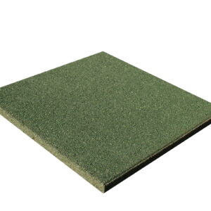 Stötdämpande gummiplatta 500 x 500 mm 20 mm grön/grå (m2)