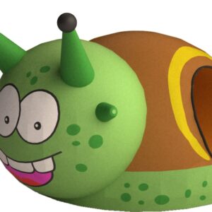 Gummidjur SNAIL with tube