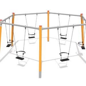Gungställning Cirkelgunga 6 platser (med sittplatser)
