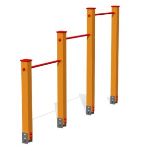 Balansredskap Trapezes of three heights