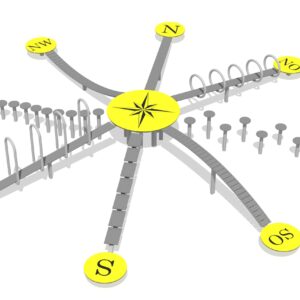 Hinderbana Balansredskap Kompass