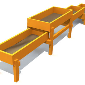 Sandlåda Sandlådor på benen