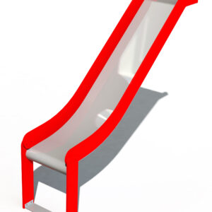 Lekställning Stainless steel slide: height 1,2m