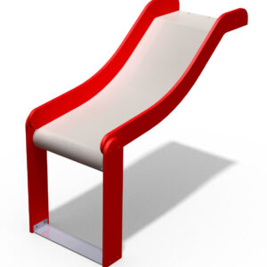 Lekställning Stainless steel slide: height 0,6m