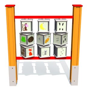 Lekpanel Aktivitetsvägg Djur