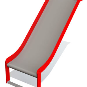 Lekställning Stainless steel slide: height 1,55m (wide)