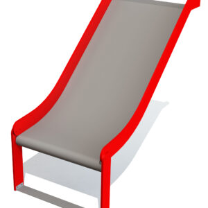 Lekställning Stainless steel slide: height 1,2m (wide)