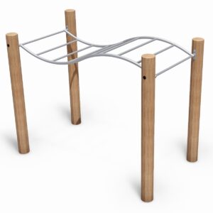 Balans & motorik Sylvar, armgång stål/robinia