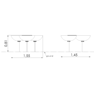 Sand- och vattenlek Sand Play Table for a wheelchair user
