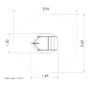 Fjädergungor Svart Svan