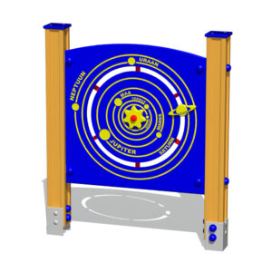 Lekpanel Aktivitetsvägg Solsystemet