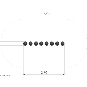 Balans & motorik Balansspår Epdm