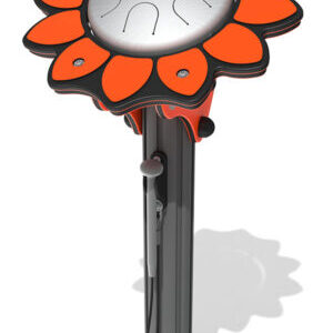 Outdoor learning and music games Virtuoso Tongue Drum Flower with Alu Post