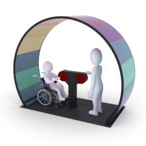 Tillgänglig lek Inkluderande spinnhjul (för barn med funktionsvariationer)