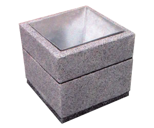 Betongpapperskorg Alvik 20 L med innerhink