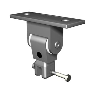Swing fitting with mounting plate