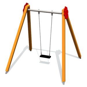 Gungställning Bell-Flower 1 plats, stålfästen (utan sits och beslag)