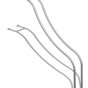 Sliding rods FH=1800mm Ø38