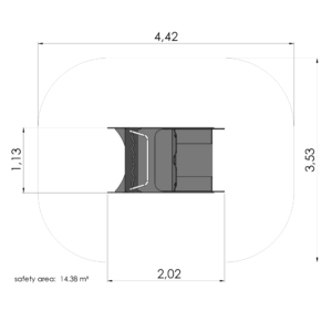Fjädergungor Traditionell snösläde