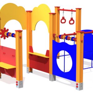 Lekpanel Aktivitetsvägg för småbarn