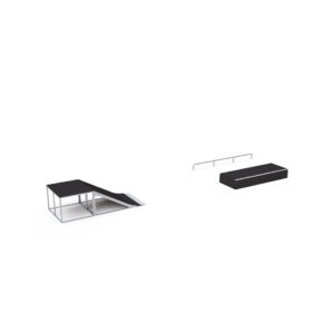 Skateparkset Levon 1,0 m