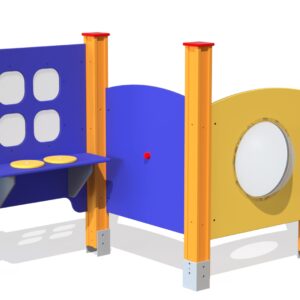 Lekpanel Aktivitetsväggar Bubbla, Klocka, Kök