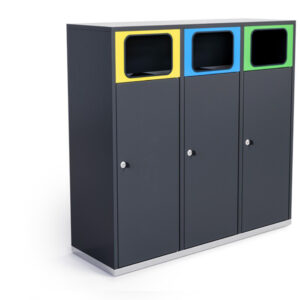 Källsorteringskärl Linum 3x80 L