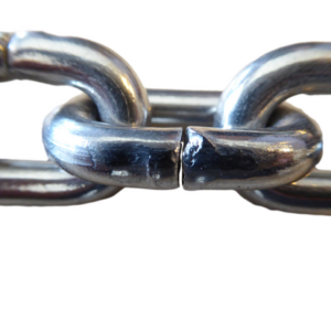 Reservdel - Rostfritt stål chain link, Ø 6 mm, open