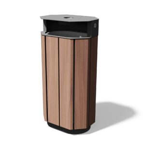 Papperskorg Zonen 61 L med askkopp