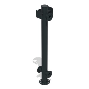 Gym Dubbel huvudstolpe rund