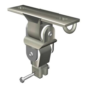 Universal joint for bird nest swing with mounting plate