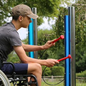 Utomhusinstrument Calypso klockspel (Pentatonisk - set om 6)