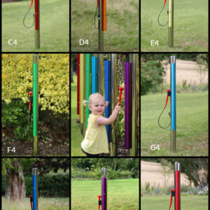 Utomhusinstrument Calypso klockspel (Solos) - Välj individuella klockspel för att skapa dina egna melodier