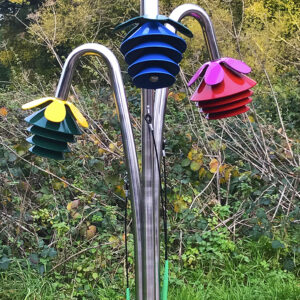 Utomhusinstrument Harmony klockor - Major 'Bunch' | Red|Green|Blue klockor