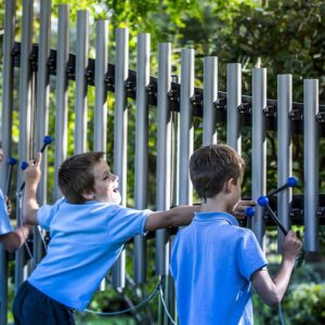 Utomhusinstrument Pentatoniska symfoni Freechimes