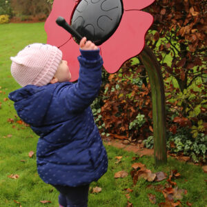 Utomhusinstrument Poppy kronbladstrumma