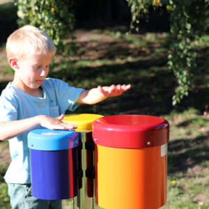 Utomhusinstrument Rainbow Bongos