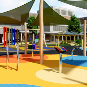 Utomhusinstrument Rainbow Kvartett Ensemble